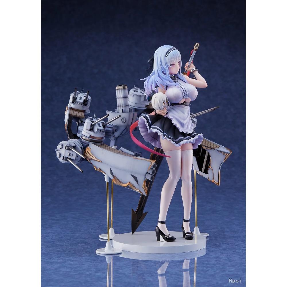 22 см Аниме Игра Azur Lane Фигурка Dido Наряд горничной Милый Стоящая Модель анимации Игрушки Подарки Коллекция Украшения Орнаменты ПВХ