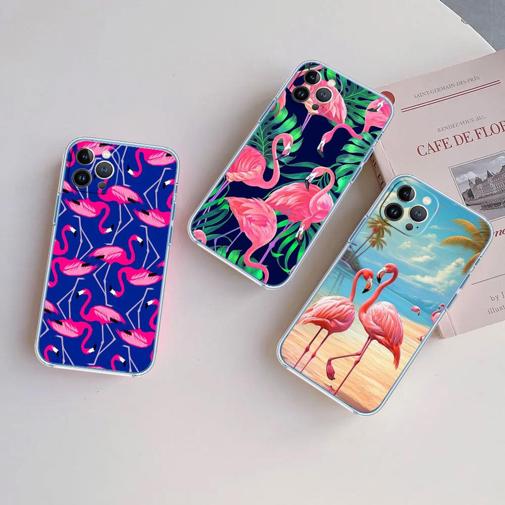 CJ54 Flamingos Pink bird flower Phone Case for Motorola Moto Edge 20 30 40 50 S30 Fusion Ultra Pro Neo Lite + G200 G23