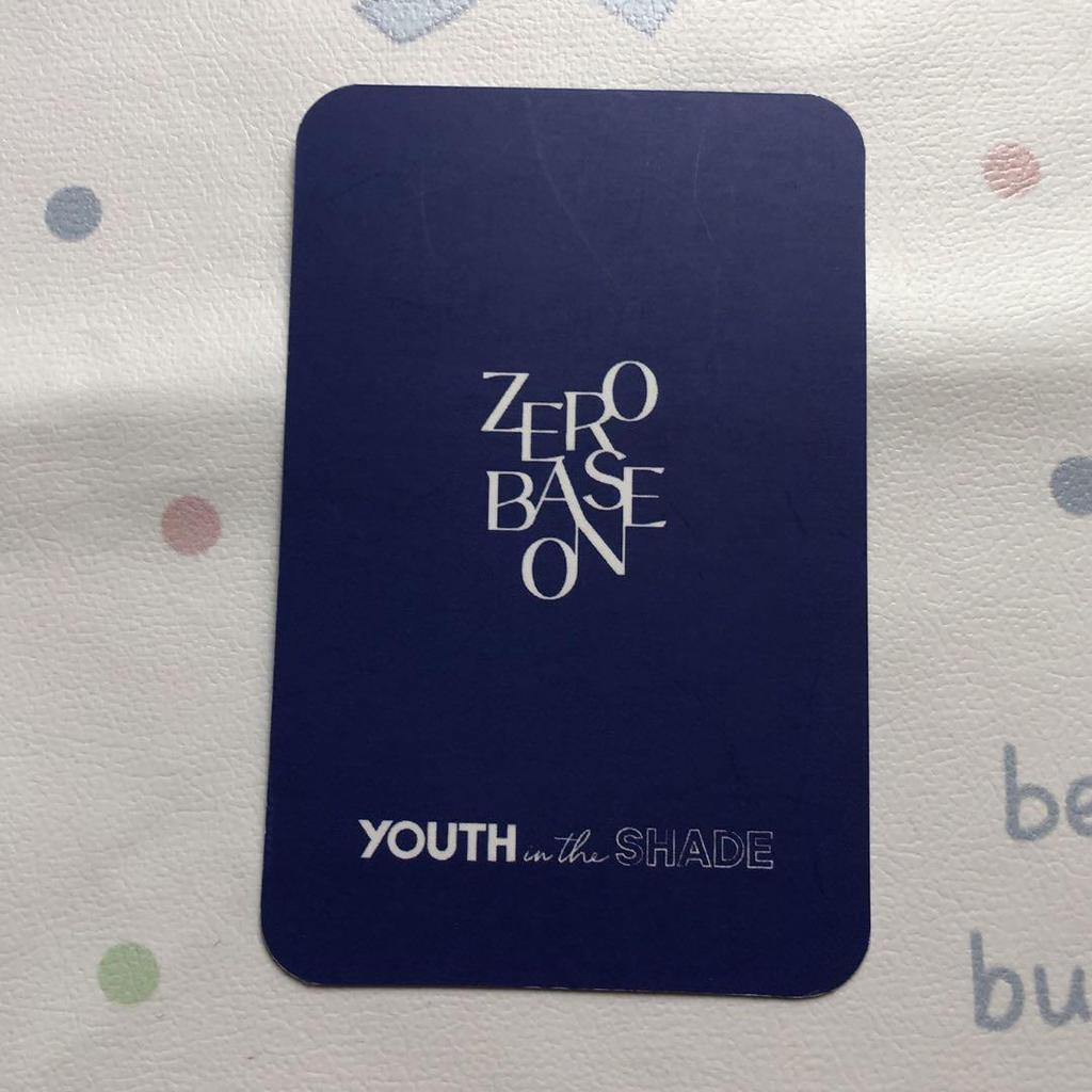 [USED] ZEROBASEONE Sokumashu ZB1 3rd week Sanok Zebewan trading card