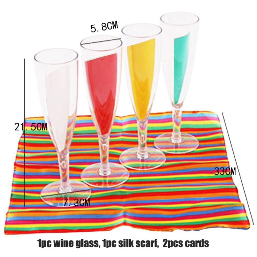 Цветное кольцо, бокал для вина, изменение цвета, стакан для смешивания цветов, чашка для дружеских встреч
