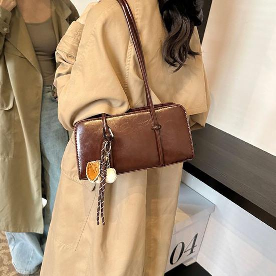 Женская сумка из искусственной кожи, сумка через плечо для поездок на работу, маленькая сумочка, милая сумка-хобо, сумка-тоут подмышку для ежедневных дел, путешествий, шопинга