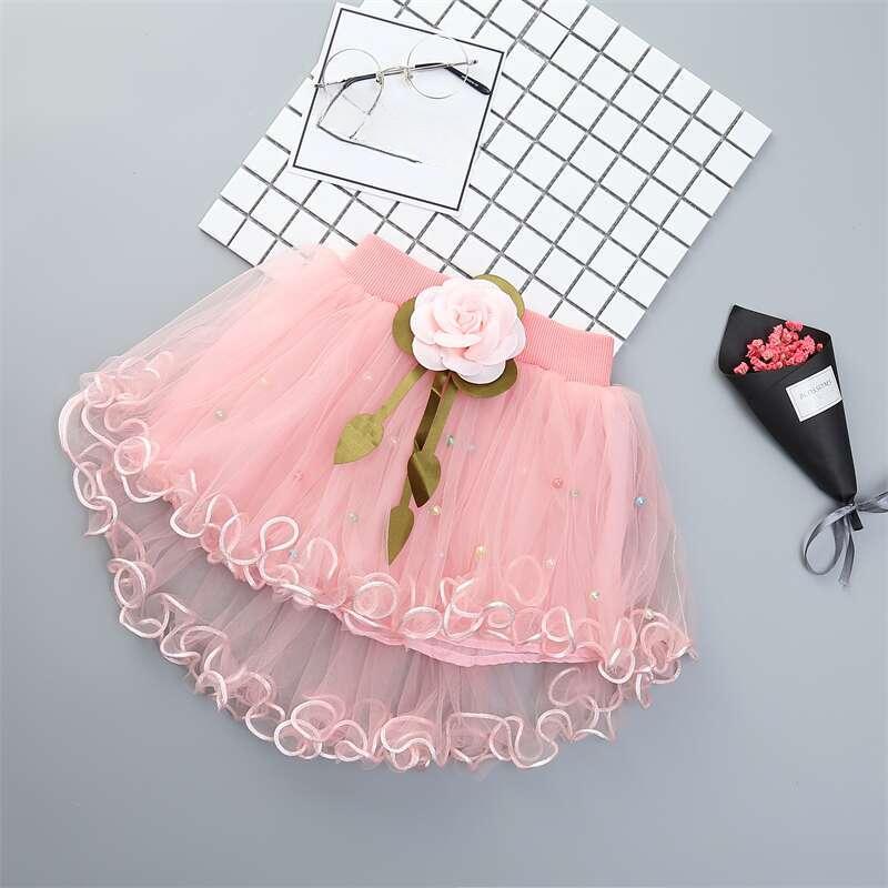 Baby Girl Summer Skirt Fluffy Skirt Short Skirt Girls' Mesh Skirt Children's Princess Skirt