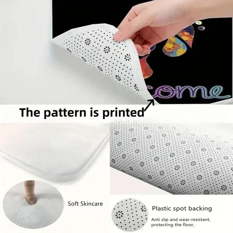 Vintage Area Rugs for Living Room Washable Carpet for Bedroom Dining Room Kitchen Indoor Rugs Soft Machine Washable Floor Mat