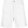 Polo FW22 Solid Elastic Zipper Waist Straight Leg Casual Shorts Men Shorts White 710644995-042
