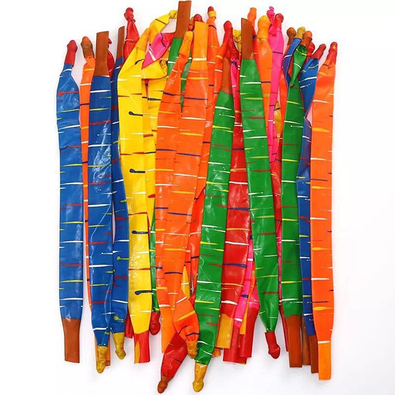 50/100 шт. разноцветные длинные латексные ракеты воздушные шары летающие пищащие декор для вечеринки