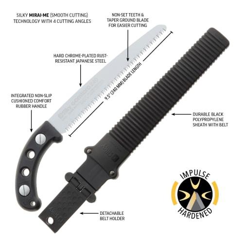 Silky Gomutaro Root Cutter 240mm Body 153-24