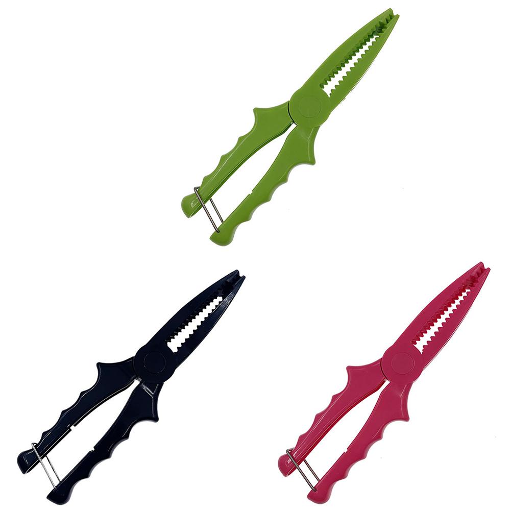 New Fishing Pliers ABS Plastic Fish Clamp Grip Catch Tongs Fishing Release Scissors Pliers Fish X9S6