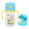 Соломенная бутылка для воды Guli Guli [соломинка One-Touch Two-Hand, 350 мл-PM129] [M0753], разные цвета, 1 шт.
