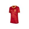 Nike Dri-FIT Сезон 2023 Домашняя футболка для болельщиков сборной Китая Color Block Быстросохнущая футболка с коротким рукавом для футбола Детские топы Фитнес-Красный FB0576-687