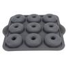 Silicone Donut Mold 9 Cavity Prevents Stick Safe Heat Resistance Doughnut Pan Set for Cake Biscuit Bagels Muffins