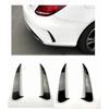 For Mercedes Benz C-Class W205 C43 C63 Amg Rear Bumper Surrounds The Air Outlet Tail Wind Knife Air Vent Cover 2014 -
