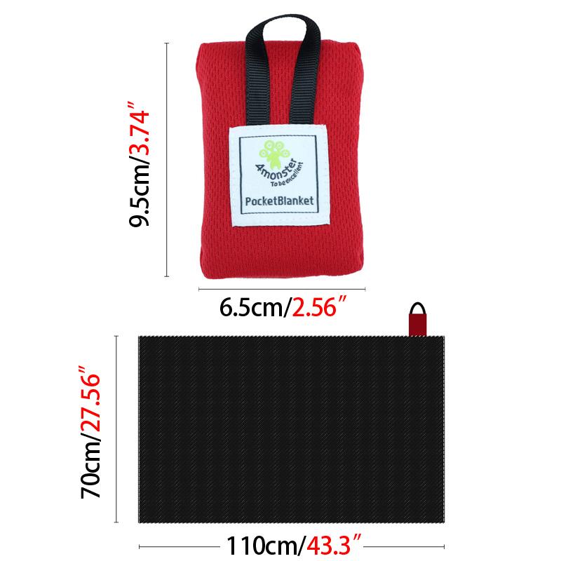 Mini Pocket Picnic Blanket Outdoor Pocket Blanket Compact Beach Mat Foldable Lightweight Pad Portable Picnic Waterp Waterproof Mat Beach Pad