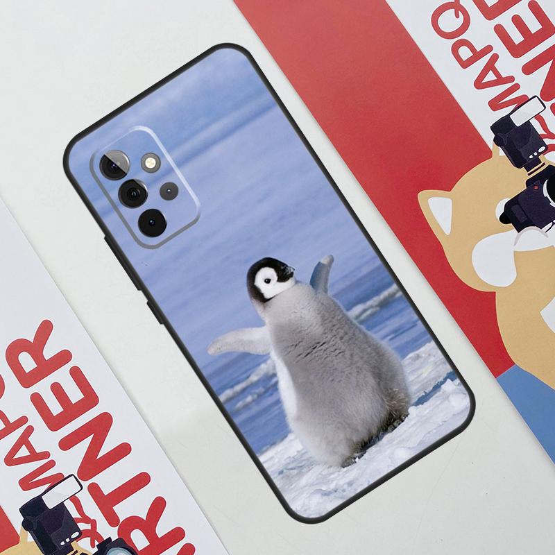Чехол с пингвином, снег, арктическое животное, милый, для Samsung Galaxy A06 A16 A36 A56 A55 A35 A33 A53 A13 A23 A17 A54 A34 A14 A52 A32 A15