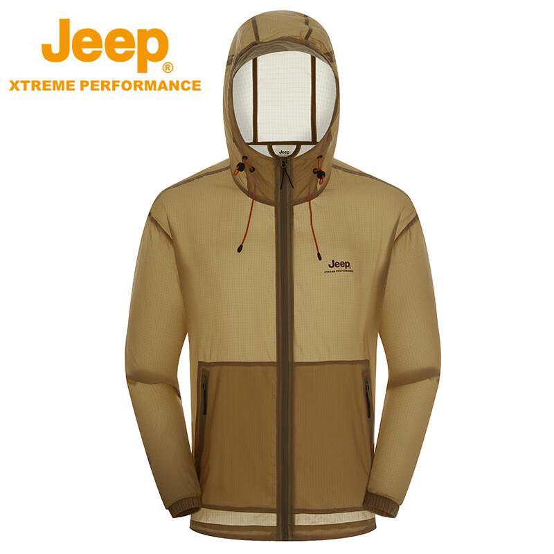 Jeep Мужская дышащая куртка для защиты от солнца для активного отдыха