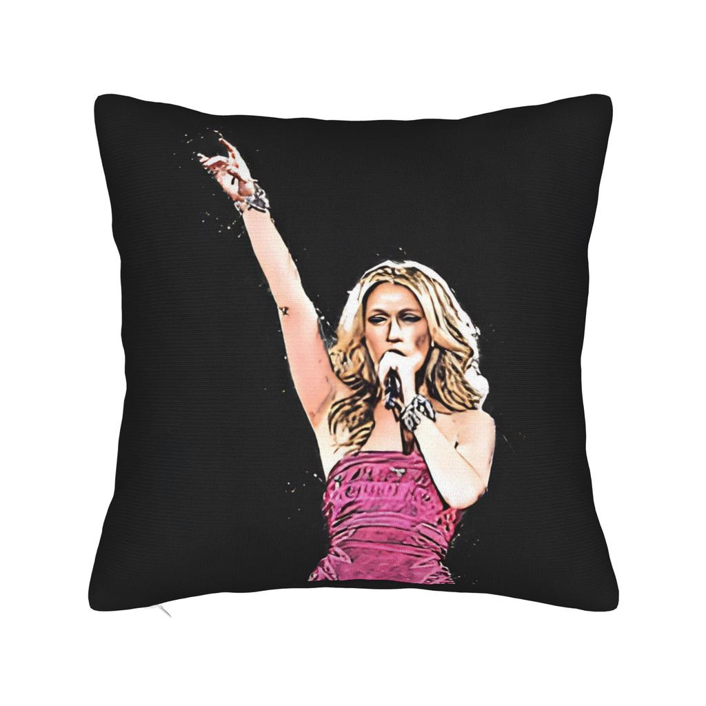 C-Celineds Dion Metal Pillow Case Comfy Pillow Cover Funny Pillowcases For Couch Sofa Bedroom
