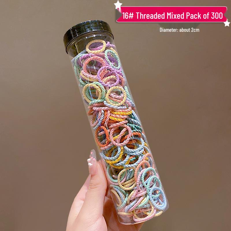 Не повреждающие эластичные резинки для волос: Идеально для детских хвостиков и конфетно-цветных причесок маленькой девочки.