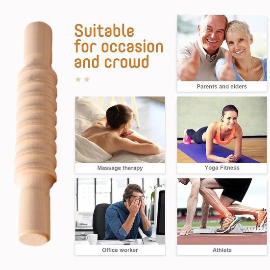 Шин Кондиционирующий Мышечный Ролик Палка Муай Тай Кикбоксинг ММА Липосакция Деревянная Скалка Терапия Мышечной Боли Спортсмены Лимфатический Тело