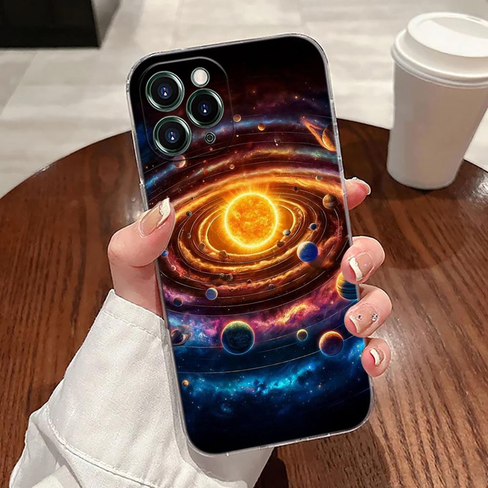 Космос Планета Луна Звезды Вселенная Чехол Для Apple iPhone 17 16 15 14 13 12 11 Pro Max 16 Plus 16E 17Air Case 17Pro Чехол для телефона