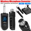 Wireless Microphone Transmitter Receiver System UHF XLR Adapter System for Dynamic Microphone Guitar Audio Mixer PA System DGNOG