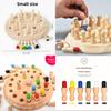Wooden Childrens Memory Chess Game For Early Education And Focus Development