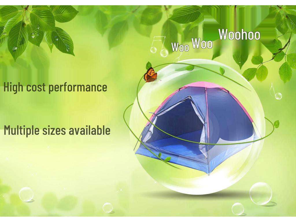 Одноместная уличная туристическая палатка Polar Tiger с прямым входом