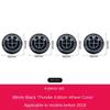 BAGE7 Car Sticker ForBMW LOGO wheel hub cover before and after modification: E30E38E39E46E60 X5X6 Thunder special limited joint black