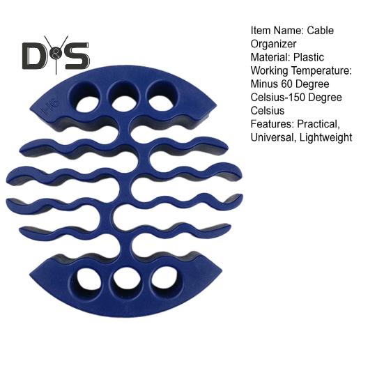 Инструмент для организации кабелей Гребень для проводов Эргономичный дизайн Эффективное управление проводами Широко используемый органайзер для сетевых кабелей