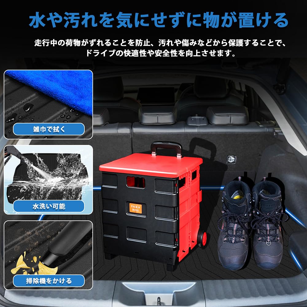 Эксклюзивный коврик для багажника Prius 60 серии pruis 60 Дизайнерский 3D коврик для багажника Материал TPE Коврик для груза Материал TPE Водонепроницаемый Устойчивый к пятнам Поддон для багажа Легкий