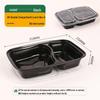 Disposable Multi-Compartment Food Containers with Lids