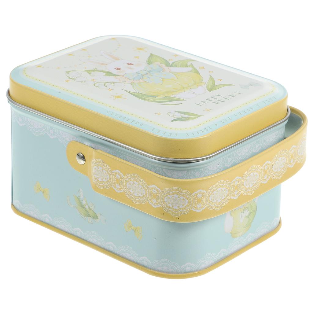 Jar Portable Tin Box Storage Boxes Festival Biscuit Containers Round Candy Tins