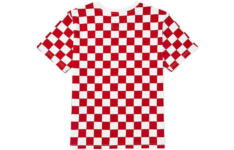 Vans Футболки Мужские Красные С Круглым Вырезом Умеренный Прямой Крой VN0A54IDY0W