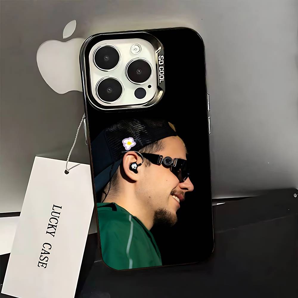 PLK French Rapper Mathieu Phone Case For iPhone 16,15,14,13,12,11,Pro,XS,Max,Plus,Mini,SE Black Candy Matte Shockproof Cover