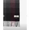 Daks Unisex 100  Cashmere Burgundy Tartan Check Muffler Dbmu0f704d2