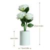 LED Light Source Battery Operated Night Light Chinese Rose Shaped Desk Light  Desk Lamp Use