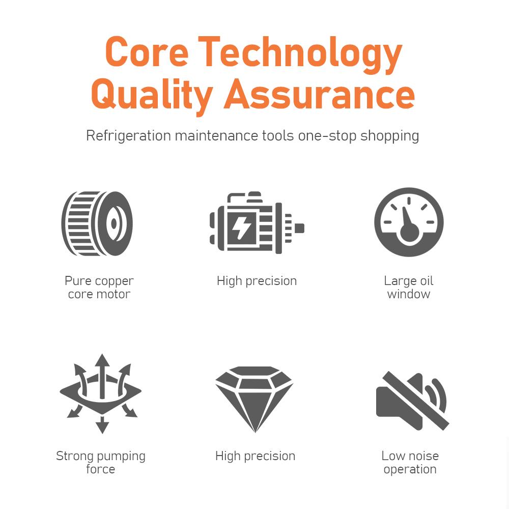 Ручной литиевый аккумуляторный вакуумный насос Автомобильный инструмент для ремонта холодильного оборудования Вакуумный насос Перезаряжаемый Портативный Вакуумный насос для хладагента