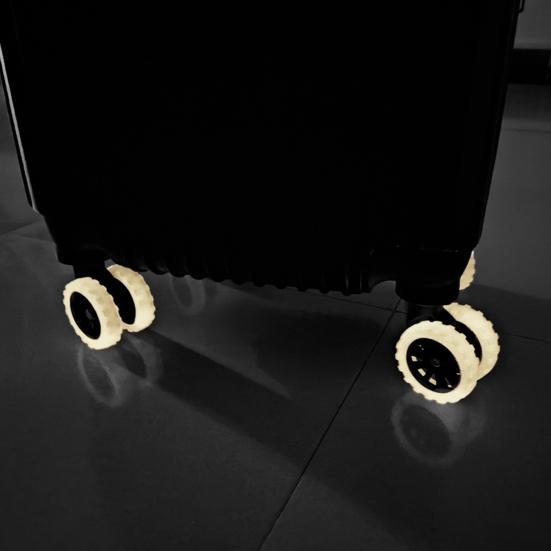 8 шт. Чехлы на колеса для багажа Износостойкие толстые Уменьшают шум Защита колесиков Предотвращают царапины Нескользящие защитные чехлы на колесики для багажа