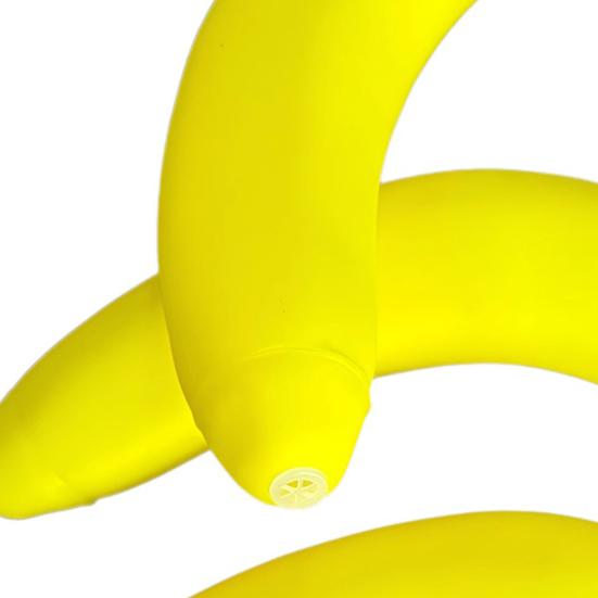 Fake Banana Dog Chew Toy Boredom Anxiety Relief Squeaky Fruit Interactive Toy Bite Resistant Puppies Teething Cleaning Toy Pet Supplies