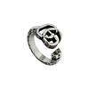 GUCCI GG Marmont 925 Sterling Silver Rings Unisex Silver YBC627760001