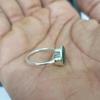 Green Emerald 925 Sterling Silver Ring Jewelry, Handmade Emerald Ring