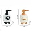 Керамический диспенсер для санитайзера для рук на кухню, многофункциональный, для раковины в ванной, с дозатором для геля для душа, пустая бутылка, аксессуары для ванной комнаты