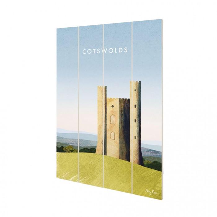 Мемориальная доска на Бродвейской башне Генри Риверса в Котсуолдсе