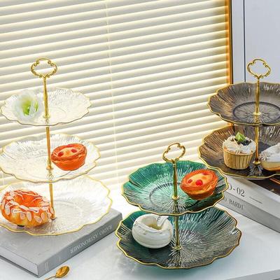 Декоративная многоуровневая тарелка для фруктов и закусок Changbaosen