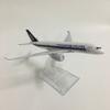 Джейсон Туту 16 см Модель самолета Singapore Airlines Airbus A350 Литой металл Масштаб 1/400