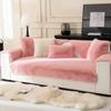 Winter Thick Sofa Towel Modern Fluffy Non-slip Plush Rabbit Wool Sofa Sitting Cushion Cover Slipcover Cushion Pad Towel