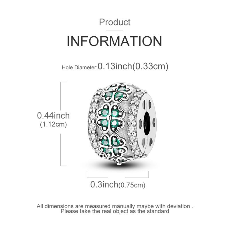 Оригинальные Шармы Бусины Медные Клипсы Шармы Циркон Силиконовые Разделительные Бусины Подходят для Оригинального Браслета DIY Шарм Женские Украшения