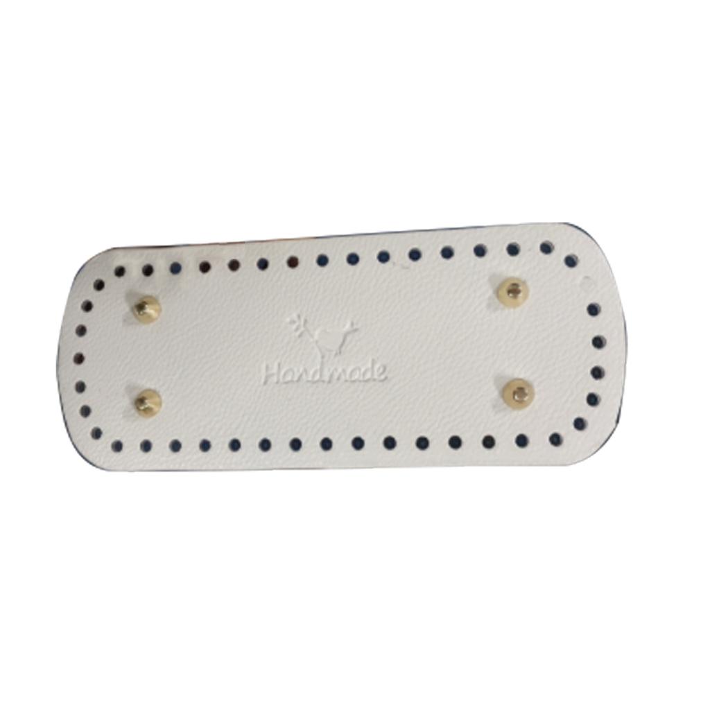 Овальное круглое дно для сумки из кожи с 44 отверстиями, основа для сумки с гвоздями, формовочная подкладка для вязаной сумки через плечо/на плечо, сделанной своими руками