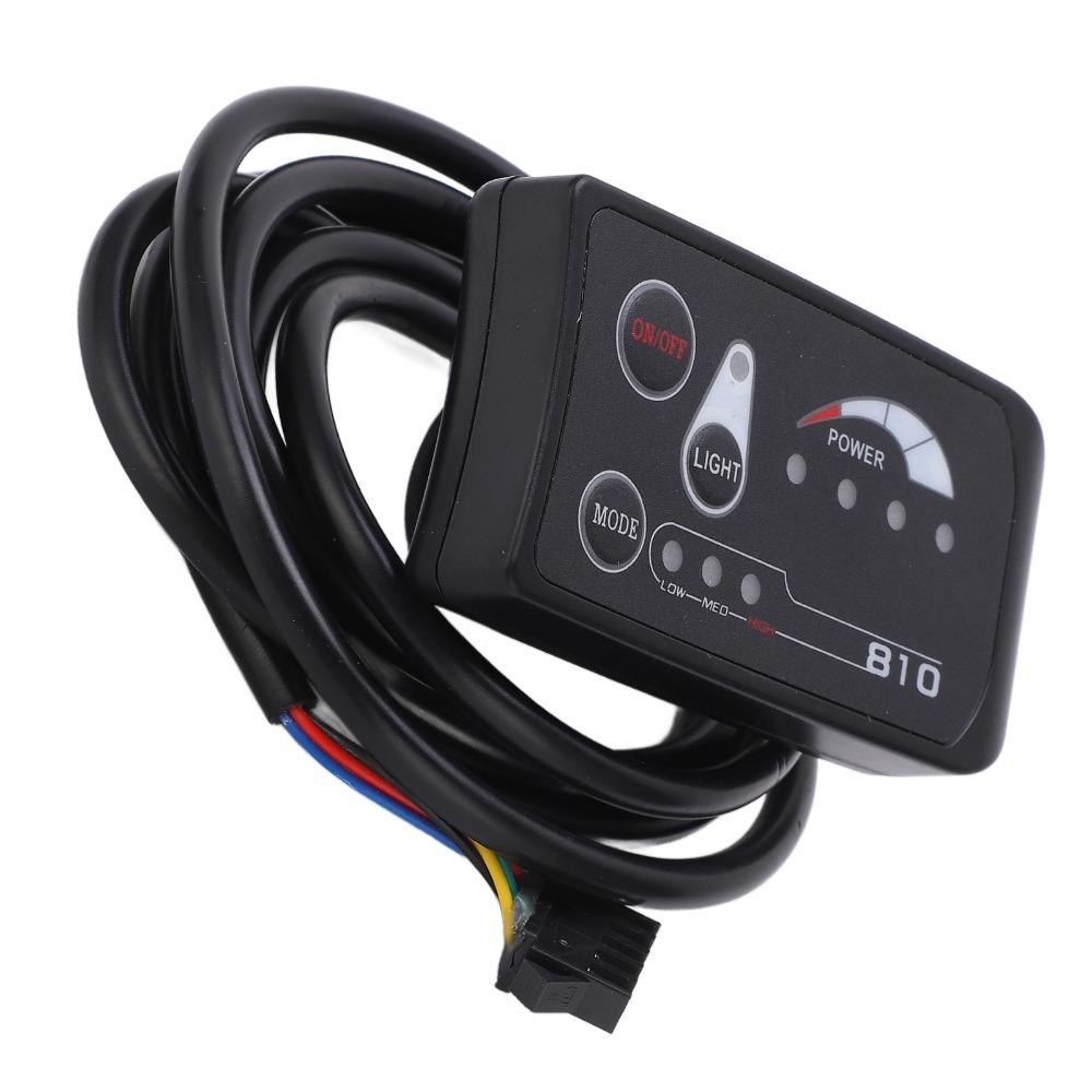 5-контактный светодиодный дисплейный метр S810 Панель управления Прочная ЖК-панель управления Комплект мотора для электровелосипеда