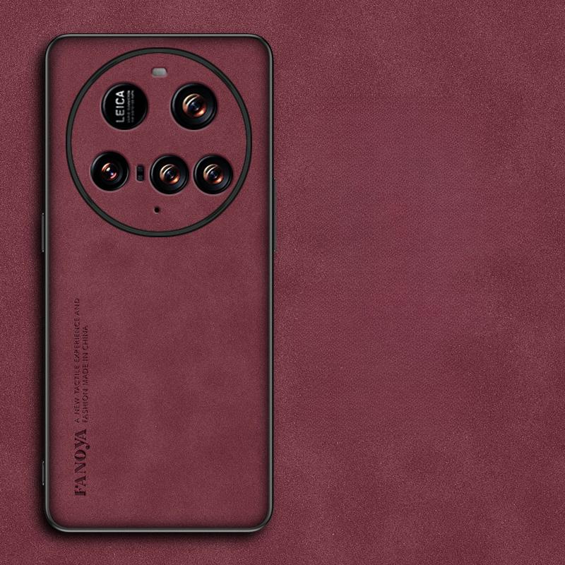 Case for Xiaomi 15 Ultra Luxury Sheepskin Leather Phone Case for Xiaomi 15ultra Mi 14T 15Pro POCO M7 X7 Pro Matte Silicone Protection Shell