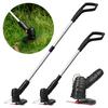 Garden Grass Trimmer 2000mAh Cordless Electric Lawn Mower Portable Weed Strimmer Cutter for Garden Yard Farm
