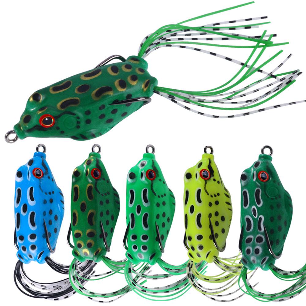 Лягушка рыболовные приманки Gamakatsu Hook Long Cast Topwater мягкая искусственная приманка для щуки, змееголового окуня